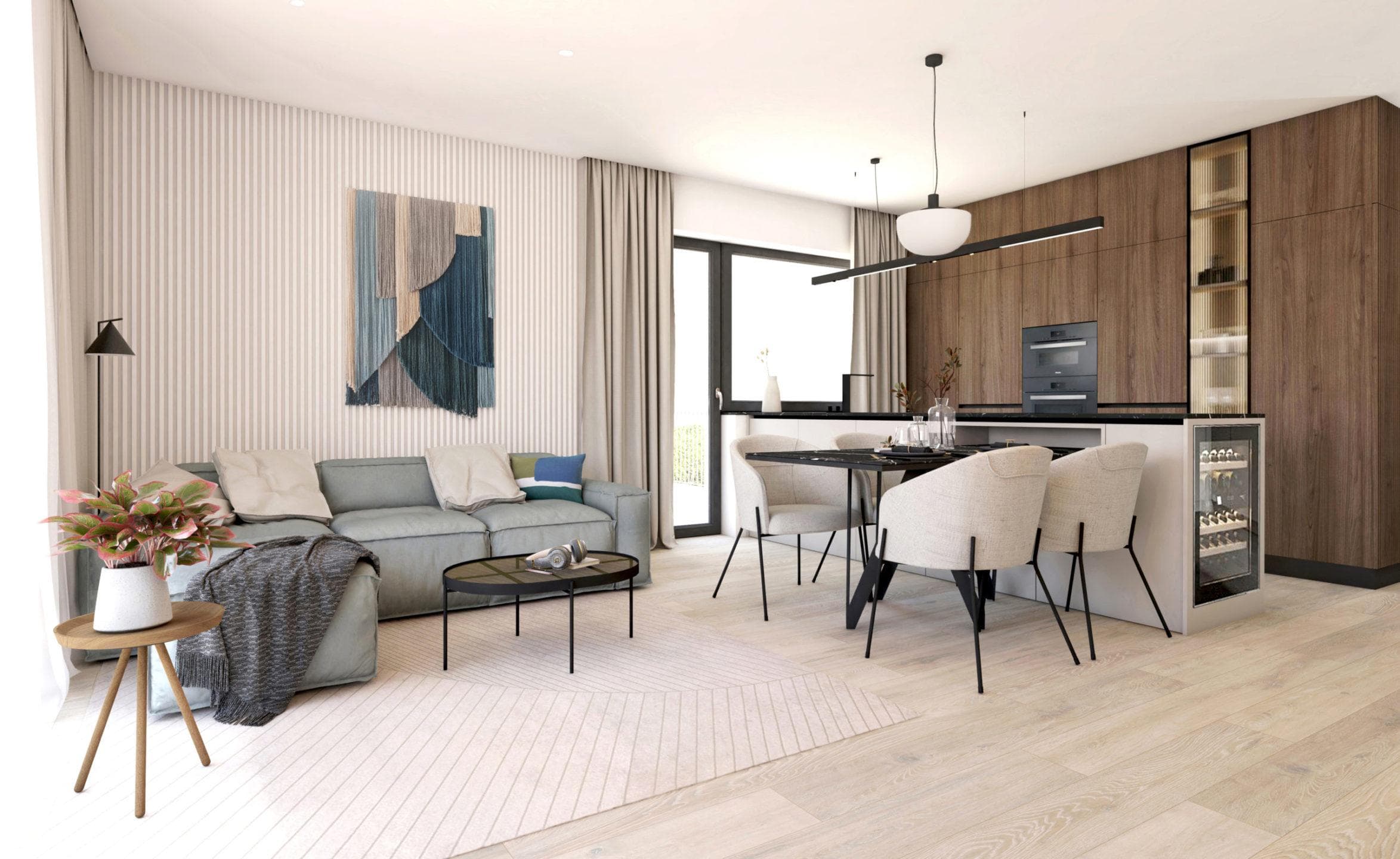 Vizualizácia obývačky